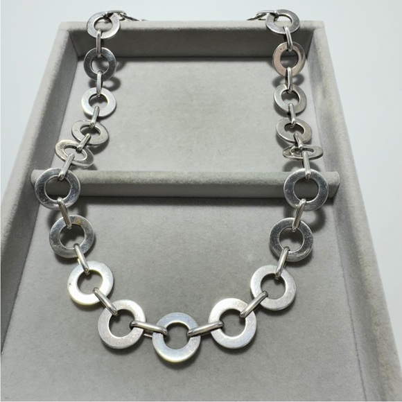 Celine Vintage Silver Necklace & Bracelet Matching Set - Picture 3 of 6